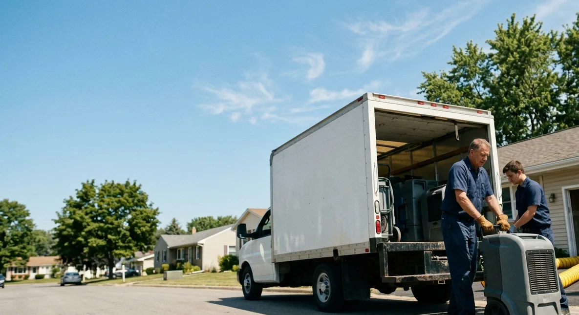 Water Damage Cleanup in Pleasant Lake, IN near me